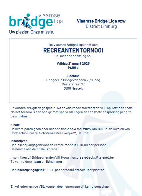 Recreantentornooi